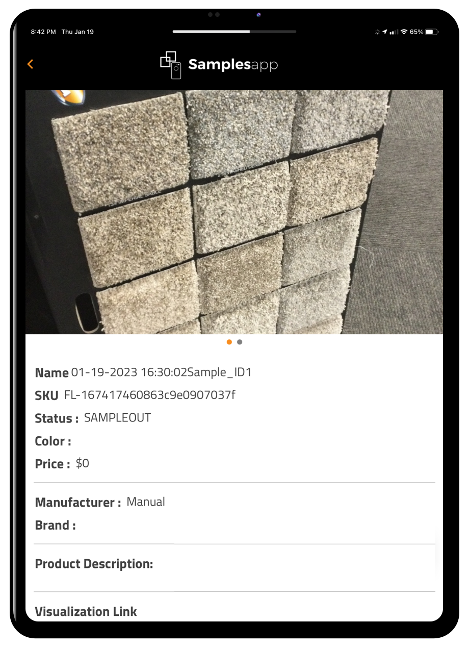 Customer Relationship Management Tool for Tracking Samples - Sample App